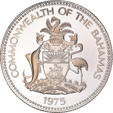 Coin, Bahamas, Elizabeth II, 50 Cents, 1975, Franklin Mint, U.S.A., Proof