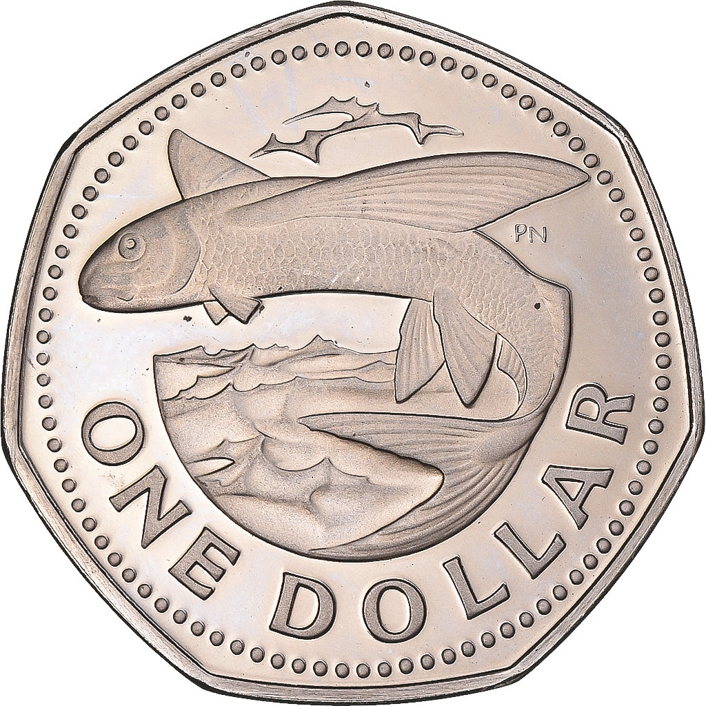 Monnaie, Barbade, Dollar, 1973, Franklin Mint, Proof, FDC, Cupro-nickel, KM:14.1