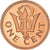 Moeda, Barbados, Cent, 1973, Franklin Mint, Proof, MS(65-70), Bronze, KM:10