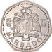 Moeda, Barbados, Dollar, 1975, Franklin Mint, Proof, MS(65-70), Cobre-níquel