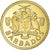 Moneta, Barbados, 5 Cents, 1975, Franklin Mint, Proof, MS(65-70), Mosiądz