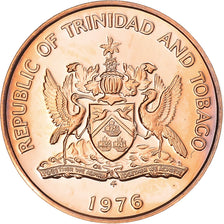 Moneta, TRINIDAD E TOBAGO, Cent, 1976, Proof, FDC, Bronzo, KM:29