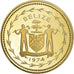 Monnaie, Belize, 5 Cents, 1974, Franklin Mint, Proof, FDC, Nickel-Cuivre, KM:39