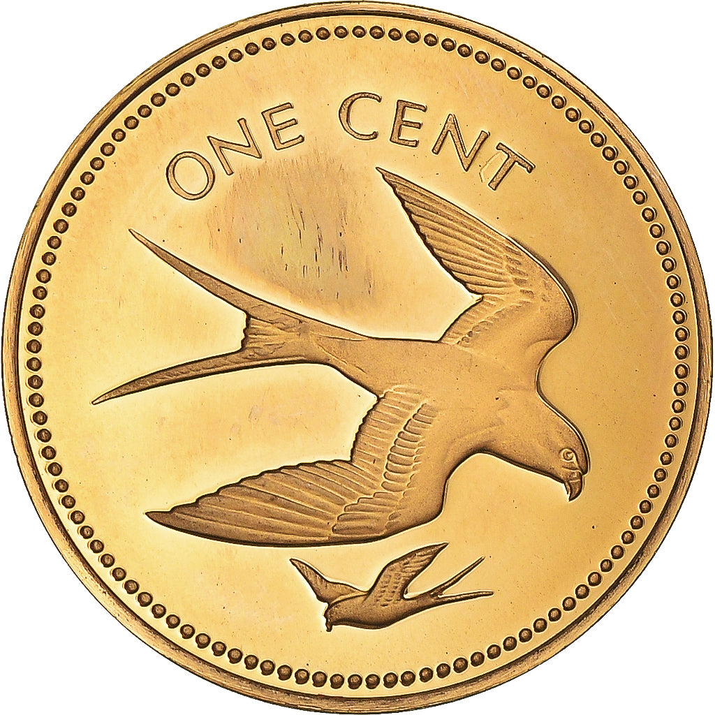 Monnaie, Belize, Cent, 1974, Franklin Mint, Proof, FDC, Bronze, KM:38