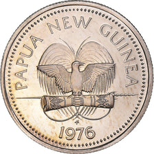 Moneta, Papua Nuova Guinea, 5 Toea, 1976, Franklin Mint, Proof, FDC