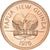 Moneda, Papúa-Nueva Guinea, 2 Toea, 1976, Franklin Mint, Proof, FDC, Bronce