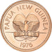 Munten, Papoea Nieuw Guinea, 2 Toea, 1976, Franklin Mint, Proof, FDC, Bronzen