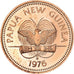 Monnaie, Papouasie-Nouvelle-Guinée, Toea, 1976, Franklin Mint, Proof, FDC