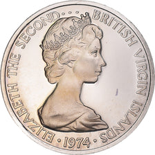 Coin, BRITISH VIRGIN ISLANDS, Elizabeth II, 5 Cents, 1974, Franklin Mint