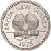 Coin, Papua New Guinea, 10 Toea, 1975, Franklin Mint, Proof, MS(65-70)