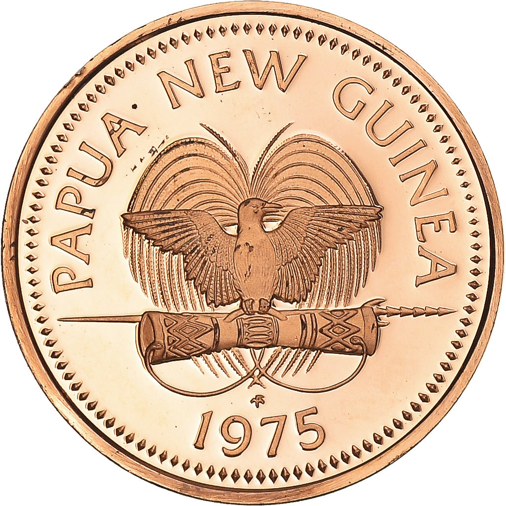 Monnaie, Papouasie-Nouvelle-Guinée, Toea, 1975, Franklin Mint, Proof, FDC