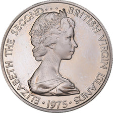 Coin, BRITISH VIRGIN ISLANDS, Elizabeth II, 25 Cents, 1975, Franklin Mint