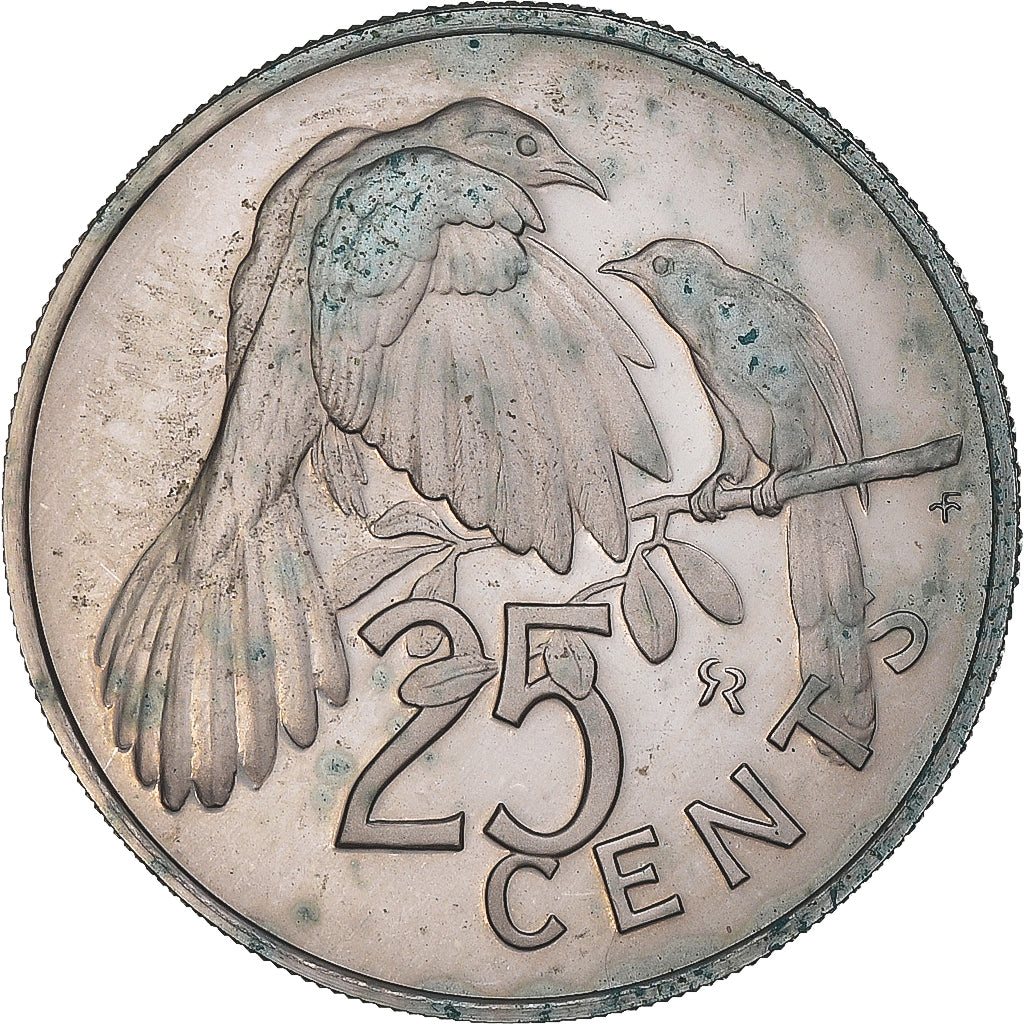 Coin, BRITISH VIRGIN ISLANDS, Elizabeth II, 25 Cents, 1975, Franklin Mint