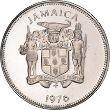 Coin, Jamaica, Elizabeth II, 5 Cents, 1976, Franklin Mint, USA, Proof