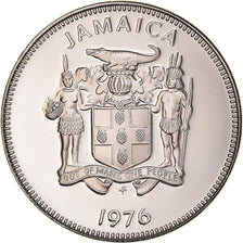 Coin, Jamaica, Elizabeth II, 20 Cents, 1976, Franklin Mint, USA, Proof