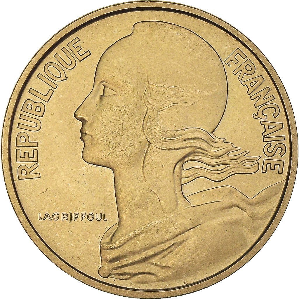 Münze, Frankreich, Marianne, 10 Centimes, 1975, Paris, STGL, Aluminum-Bronze