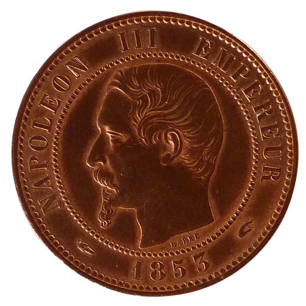 Francia, Napoleon III, Napoléon III, 10 Centimes, 1853, Paris, SPL, Bronzo,...