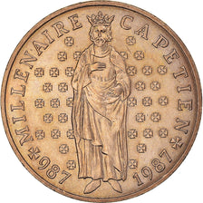 Moneda, Francia, Hugues Capet, 10 Francs, 1987, Paris, EBC, Níquel - bronce