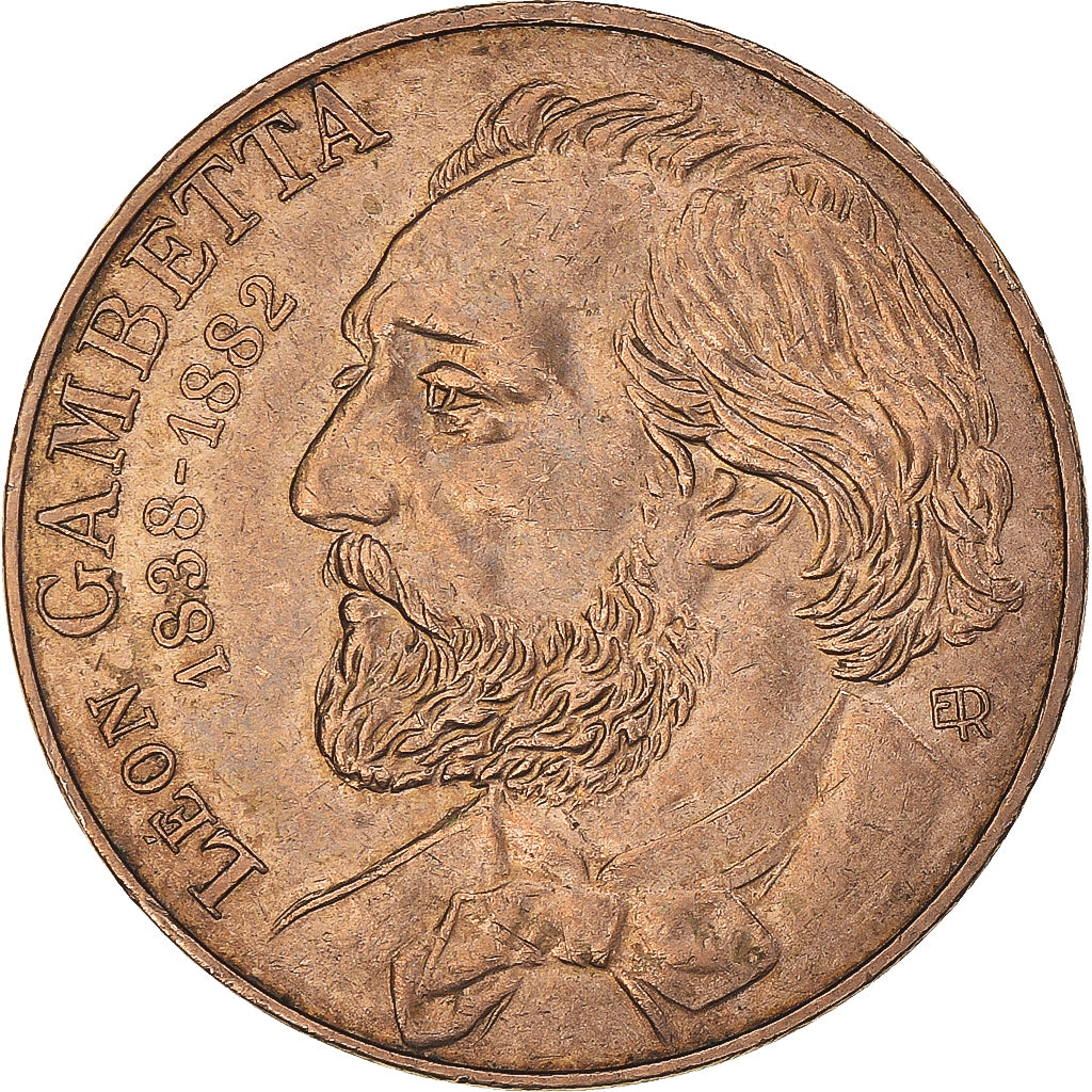 Moneda, Francia, Gambetta, 10 Francs, 1982, Paris, EBC, Níquel - bronce