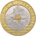 Coin, France, Mont Saint Michel, 20 Francs, 1993, Paris, AU(55-58)