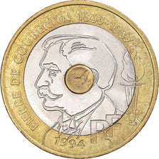 Münze, Frankreich, Pierre de Coubertin, 20 Francs, 1994, Paris, VZ