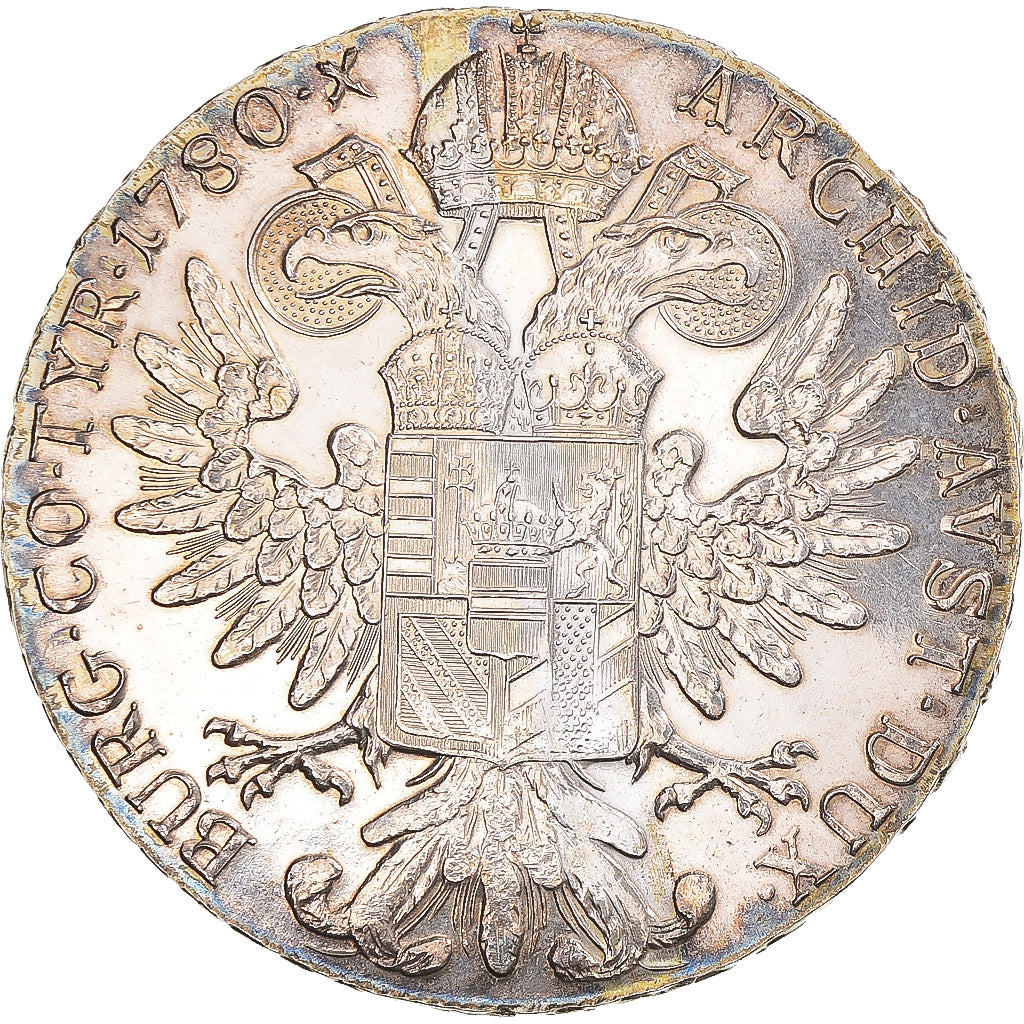 Coin, Austria, Joseph II, Thaler, 1780, MS(63), Silver, KM:T1