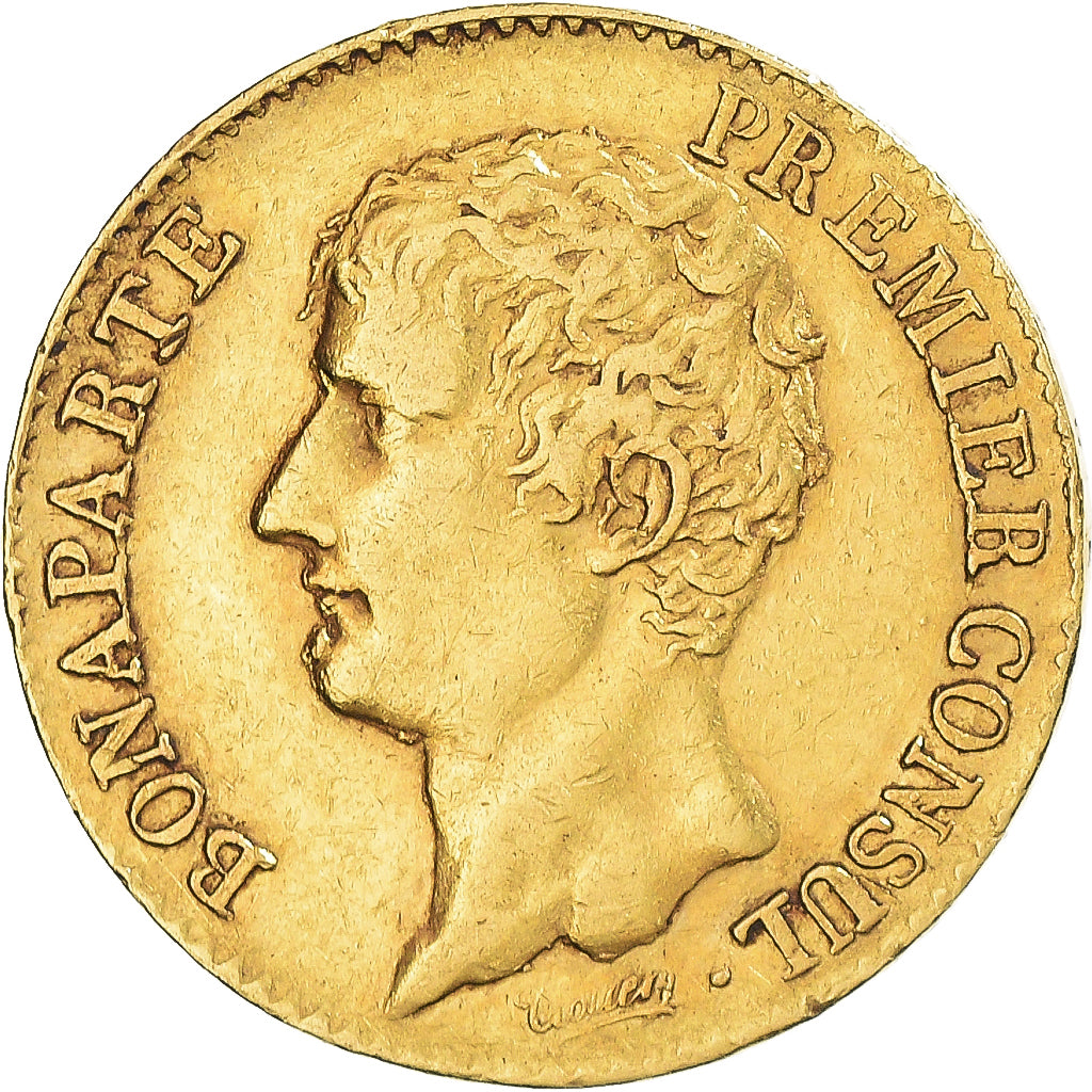 Coin, France, Bonaparte Ier Consul, 20 Francs, An 12 (1804), Paris, AU(50-53)
