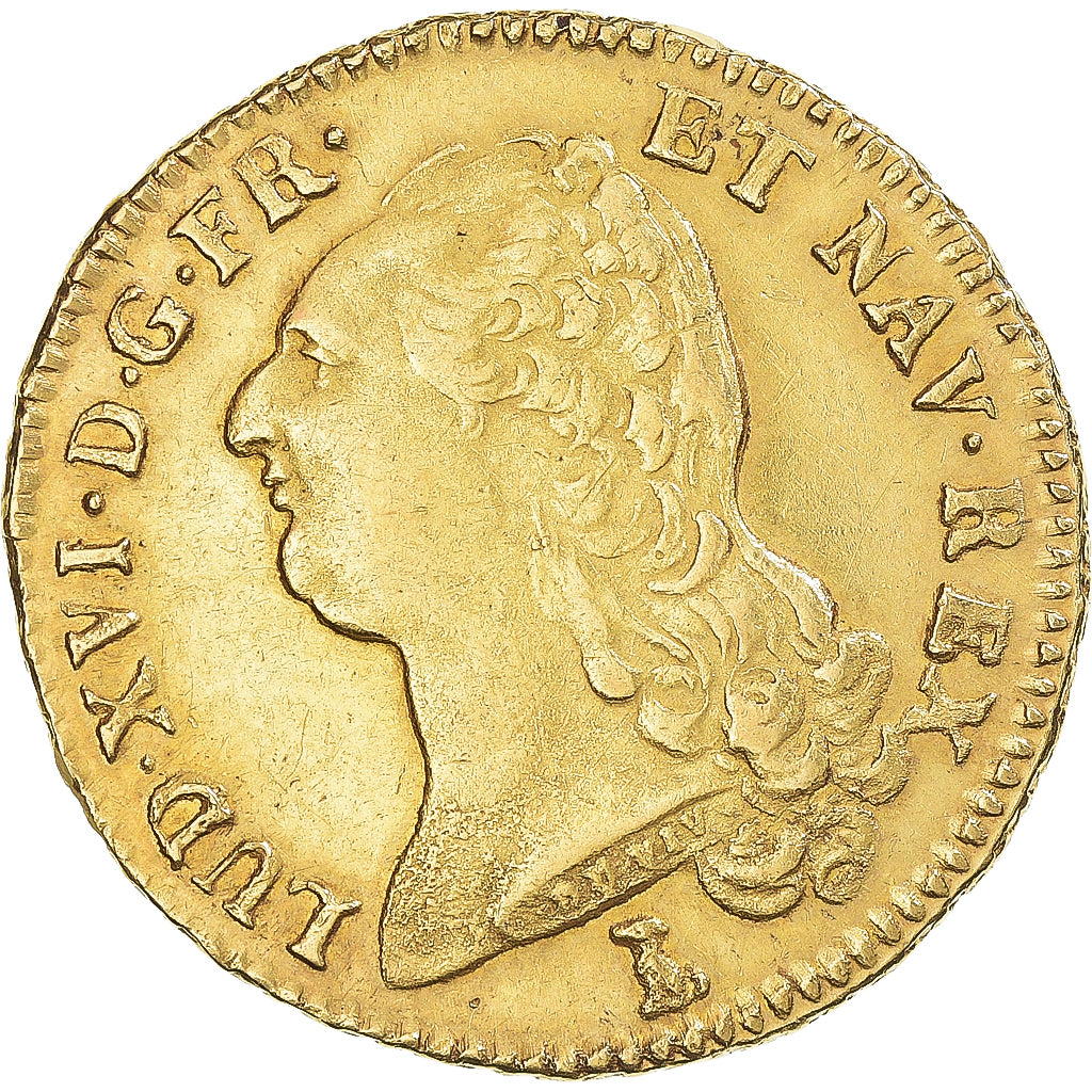 Monnaie, France, Louis XVI, Double Louis d'or, 1787, Nantes, Rare, SUP, Or