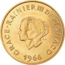 Moneda, Mónaco, Rainier III, 200 Francs, 1966, SC, Oro, KM:M2, Gadoury:MC167