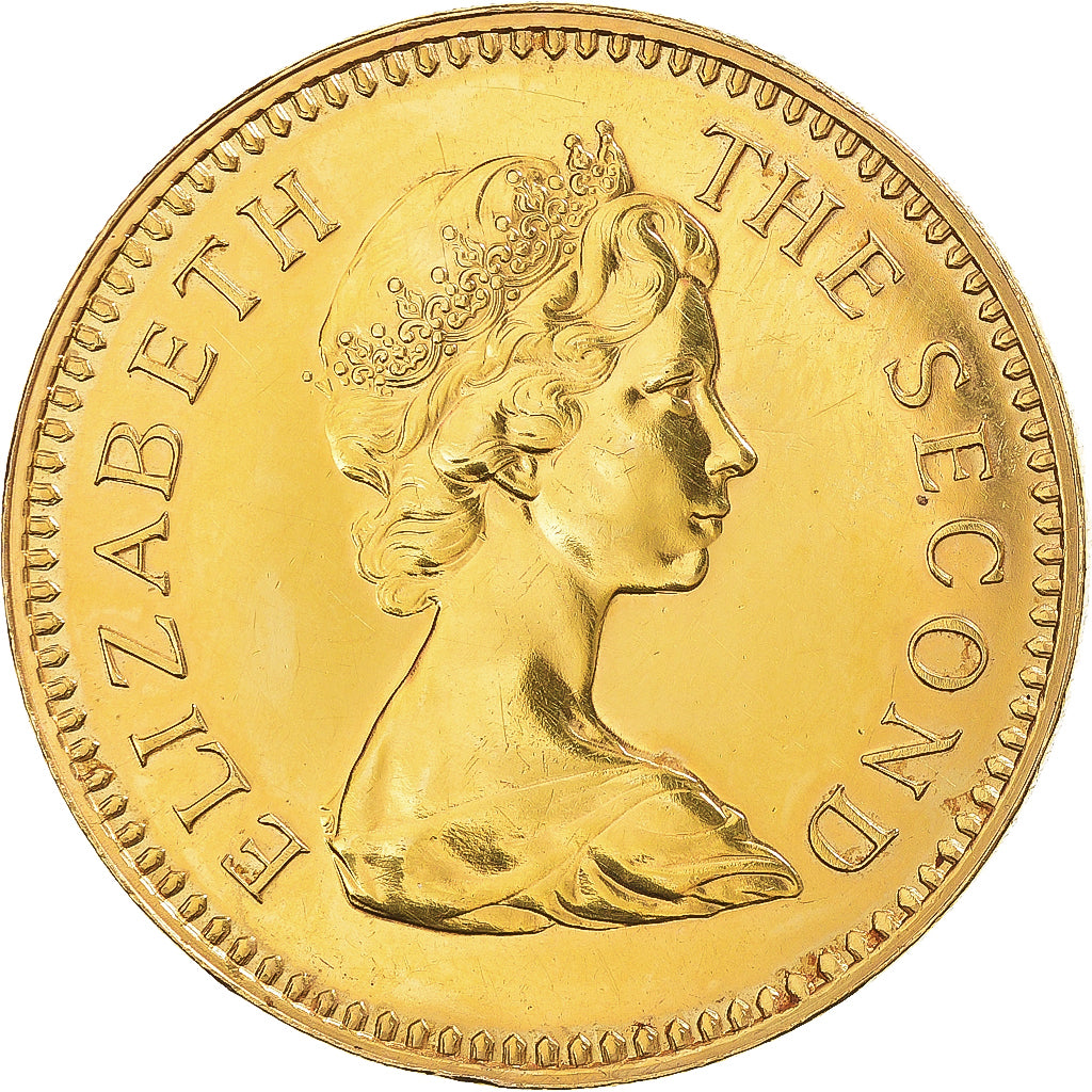Coin, Rhodesia, Elizabeth II, 5 Pounds, 1966, British Royal Mint, MS(60-62)