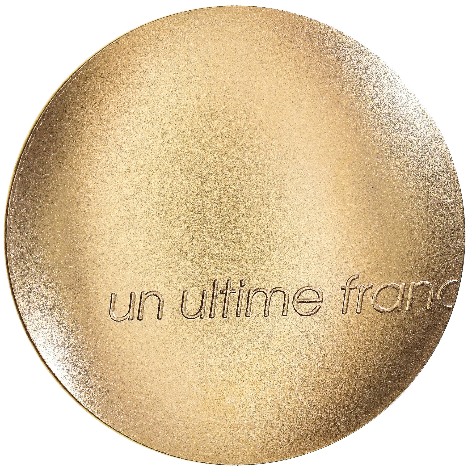 Munten, Frankrijk, Un Ultime Franc Starck, Franc, 2001, Paris, BE, UNC-, Goud