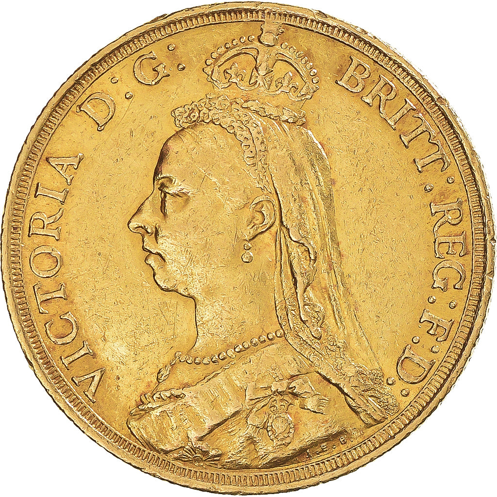 Moneta, Gran Bretagna, Victoria, 2 Pounds, 1887, BB+, Oro, KM:768