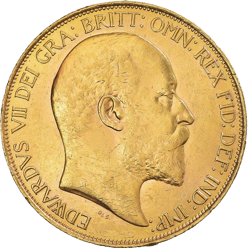 Münze, Großbritannien, Edward VII, 5 Pounds, 1902, Rare, VZ+, Gold, KM:807