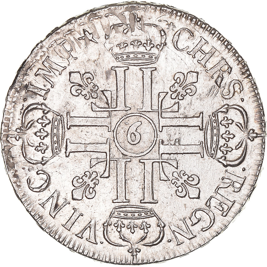 Münze, Frankreich, Louis XIV, Écu aux 8 L, Ecu, 1691, Rennes, SS+, Silber