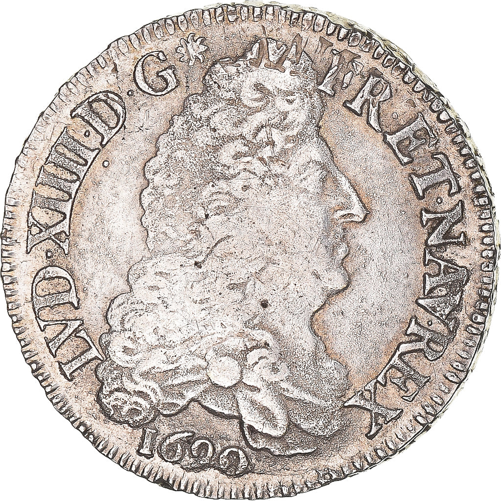 Münze, Frankreich, Louis XIV, 1/2 Écu aux 8 L, 1/2 Ecu, 1690, Paris