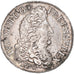 Monnaie, France, Louis XIV, 1/2 Écu aux 8 L, 1/2 Ecu, 1690, La Rochelle