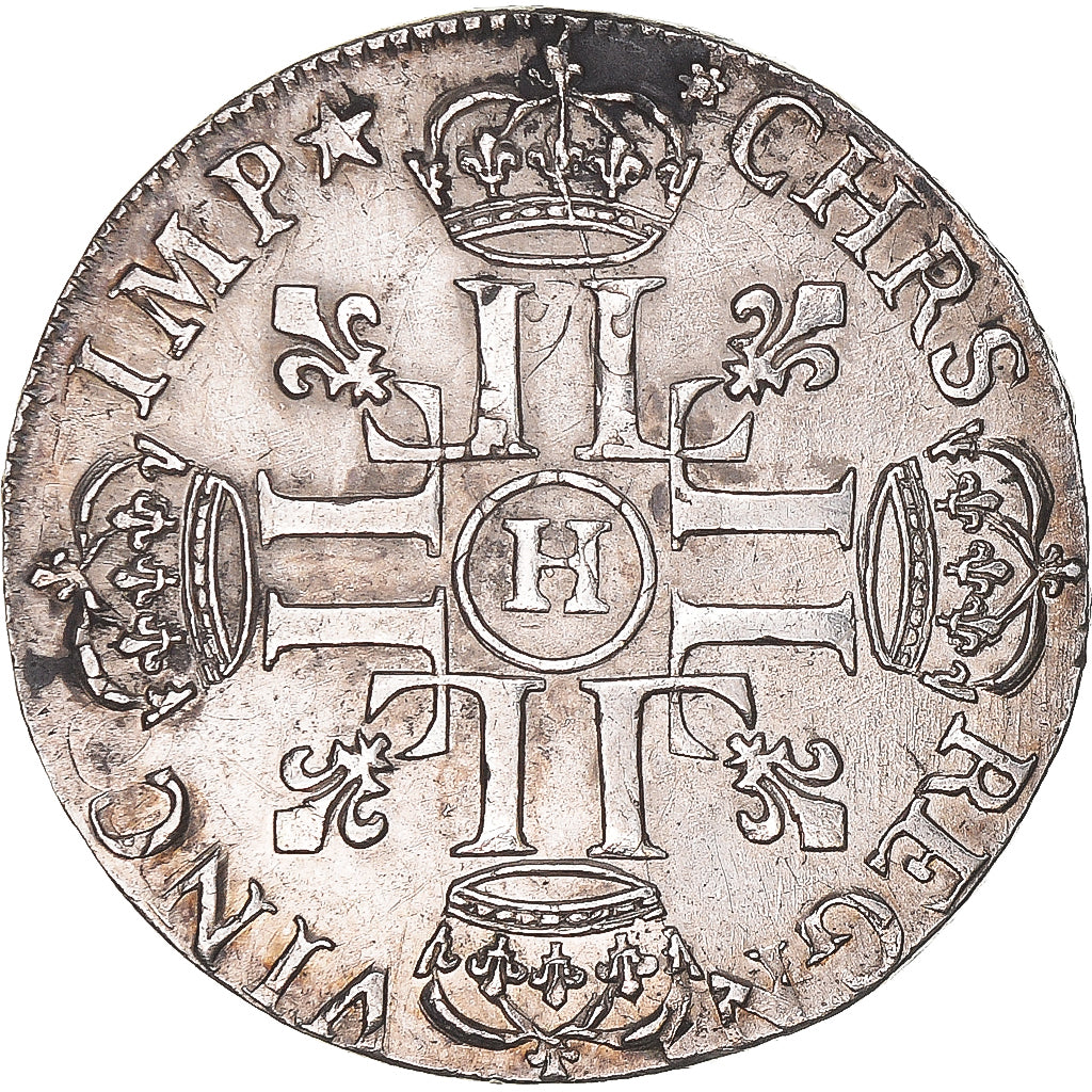 Moneta, Francja, Louis XIV, 1/2 Écu aux 8 L, 1/2 Ecu, 1692, La Rochelle