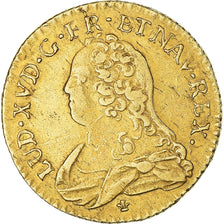Monnaie, France, Louis XV, Louis d'or aux lunettes, Louis d'Or, 1727, Bordeaux