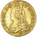 Coin, France, Louis XV, Louis d'or aux lunettes, Louis d'Or, 1727, Paris