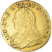 Moneda, Francia, Louis XV, 1/2 Louis d'or aux lunettes, 1726, Toulouse, MBC+