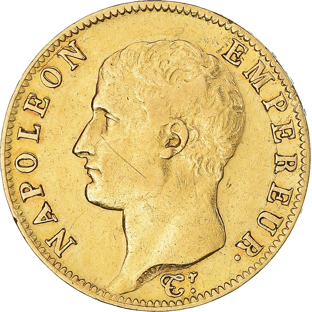 Munten, Frankrijk, Napoléon I, 20 Francs, AN 13, Paris, ZF+, Goud, KM:663.1
