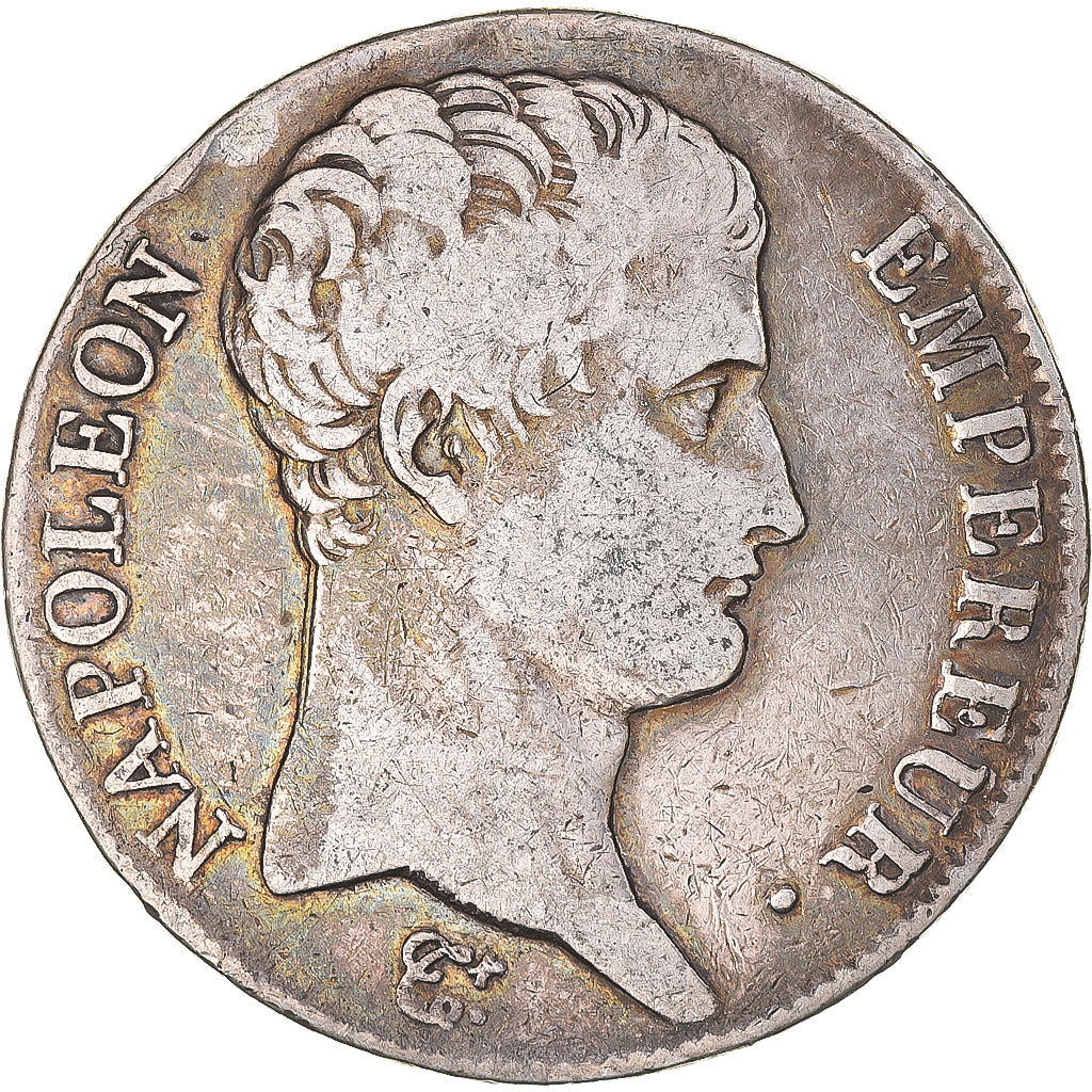 Munten, Frankrijk, Napoléon I, 5 Francs, AN 13, Paris, FR+, Zilver, KM:662.1