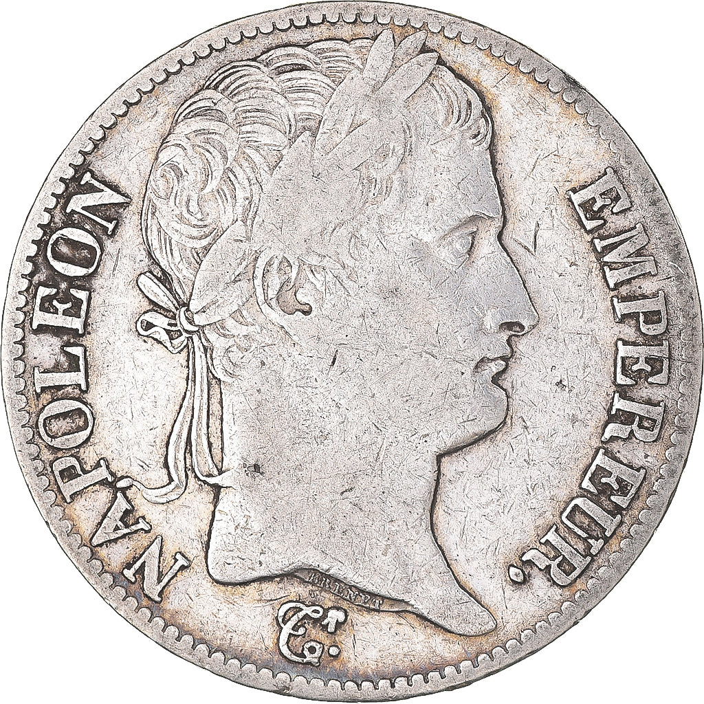 Moneta, Francja, Napoléon I, 5 Francs, 1812, Lille, VF(30-35), Srebro
