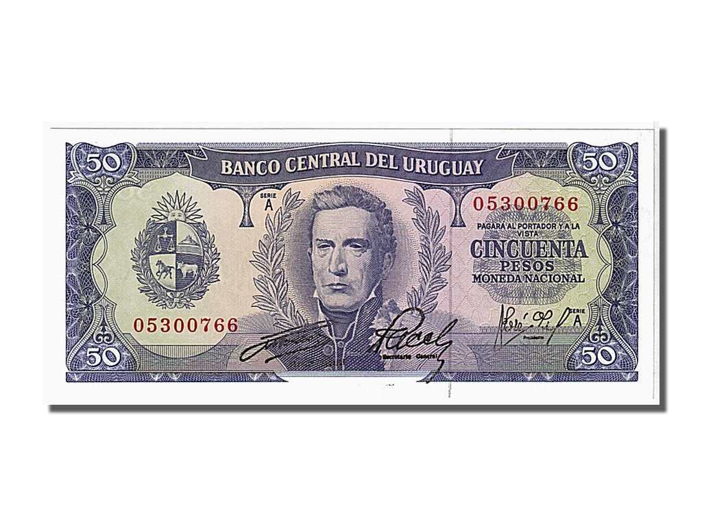 Banknot, Urugwaj, 50 Pesos, 1967, UNC(65-70)