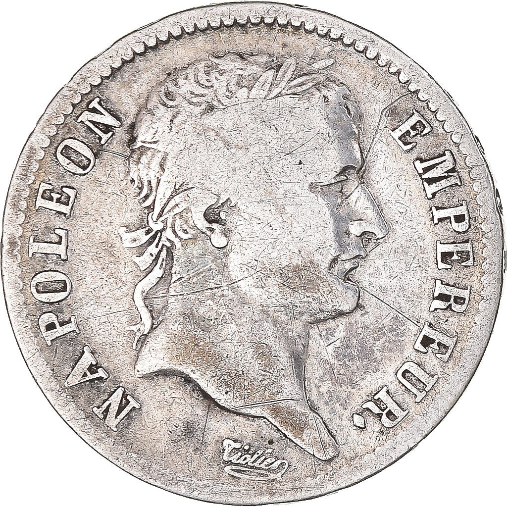 Coin, France, Napoléon I, Franc, 1812, Paris, VF(20-25), Silver, KM:692.1