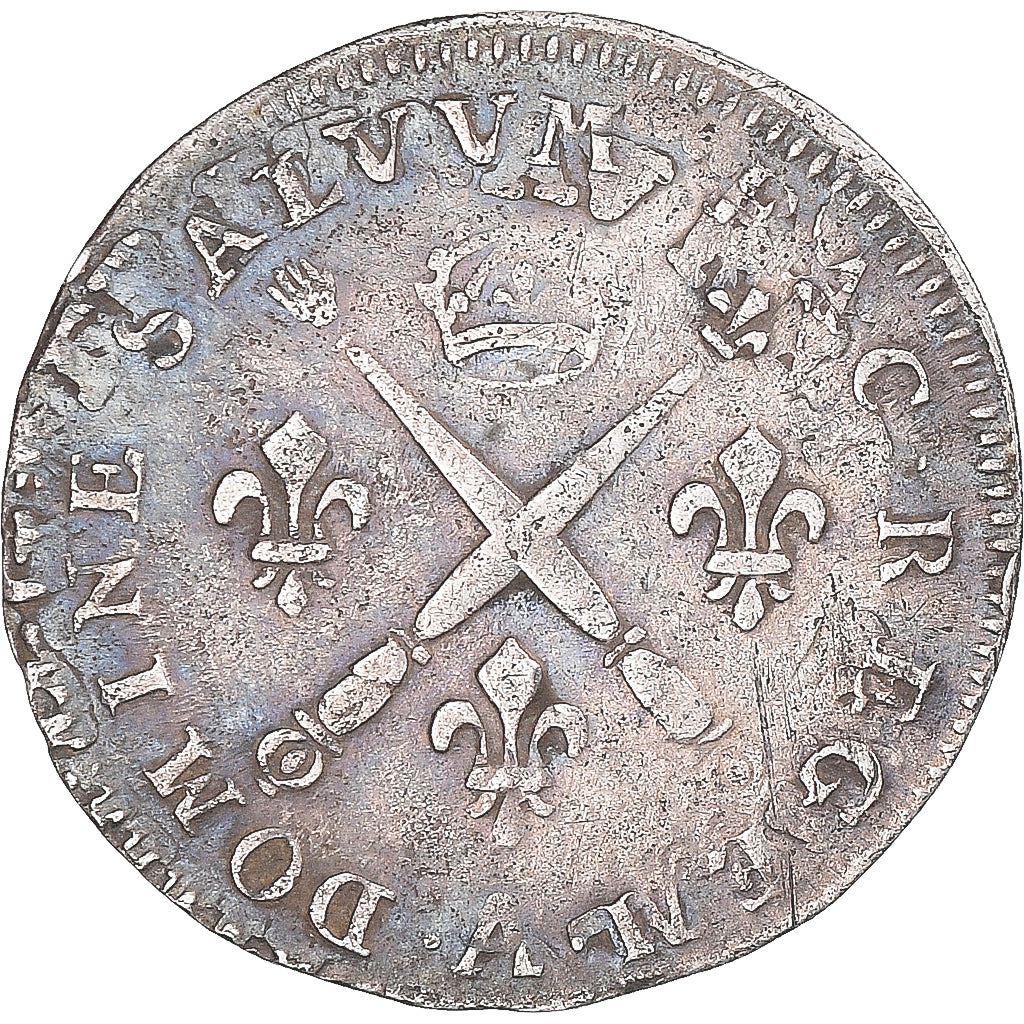 Münze, Frankreich, Louis XIV, 5 Sols aux insignes, 5 Sols, 1/16 ECU, 1702