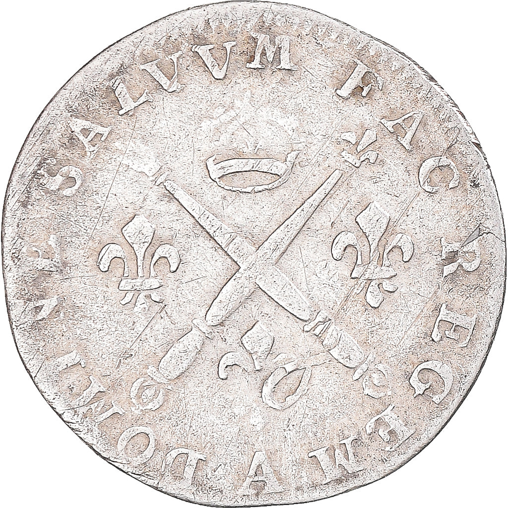Coin, France, Louis XIV, 5 Sols aux insignes, 5 Sols, 1/16 ECU, 1702, Paris