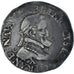 Moeda, França, Henri IV, 1/2 Franc, 1602, Amiens, Rara, VF(30-35), Prata