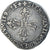 Munten, Frankrijk, Henri IV, 1/2 Franc, 1597, Lyon, Rare, FR+, Zilver