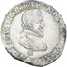 Moneta, Francia, Henri IV, 1/2 Franc, 1604, Aix-en-Provence, Rare, MB+, Argento
